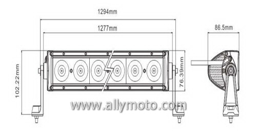 240W LED Light Bar 2083